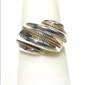 Tiffany Silver & Gold Ring